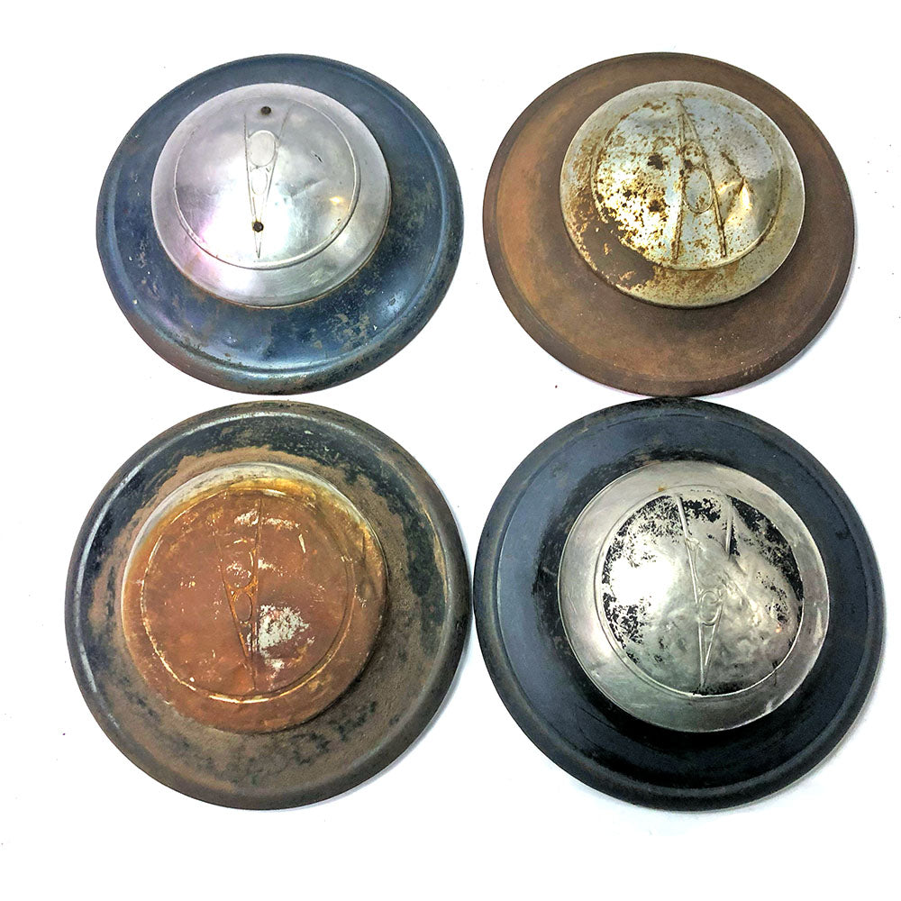 1936-39 Ford Dog Dish Hubcaps/Wheel Covers (set Of 4)