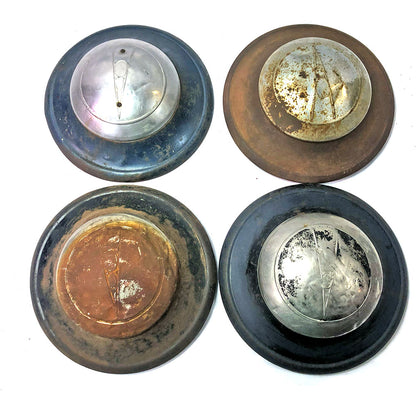1936-39 Ford Dog Dish Hubcaps/Wheel Covers (set Of 4)